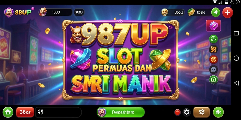 Tampilan gameplay menarik dalam 987UP slot game.