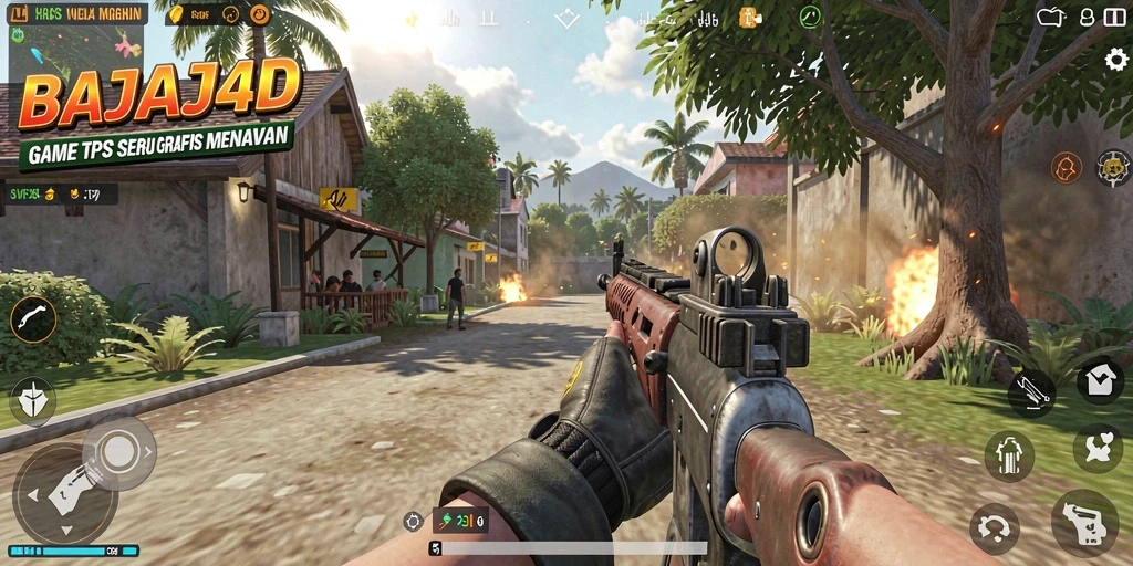 Tampilan gameplay intens dari BAJAJ4D yang memukau.