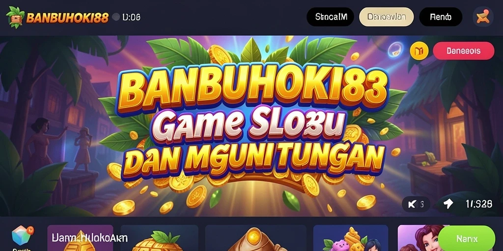 Screenshot gameplay Slot BANBUHOKI88 yang menampilkan suasana menghibur.