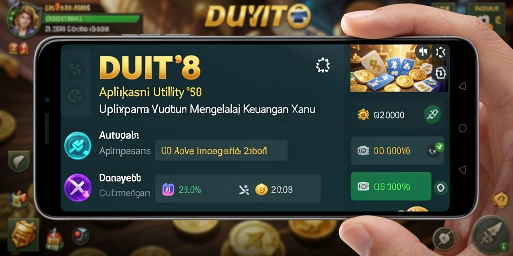 Tampilan antarmuka utama DUIT8 yang intuitif dan informatif.