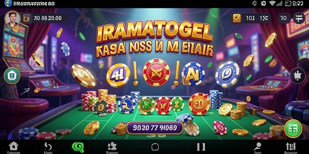 Tampilan menarik dari gameplay IRAMATOGEL dengan suasana kasino.