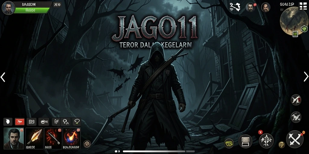 Screenshot JAGO11 menunjukkan momen menegangkan dalam gameplay Horror.