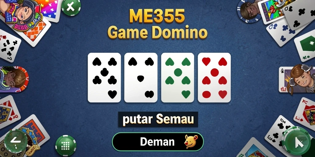 Tampilan gameplay seru dari ME355 saat bermain Domino.
