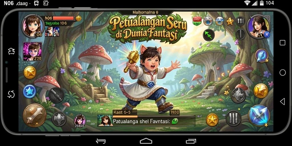 Screenshot N06 menampilkan aksi seru di dunia petualangan.