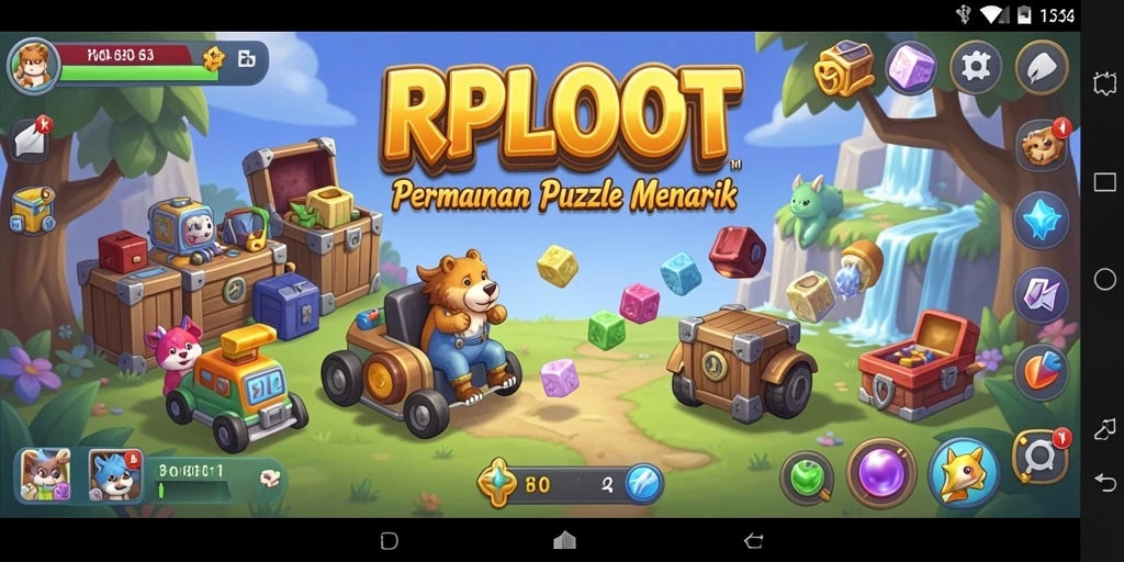 Menampilkan gameplay RPLOOT yang menantang dan mengasyikkan.