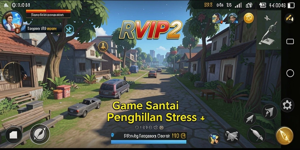 Tangkapan layar menampilkan gameplay seru RVIP2 dengan karakter lucu.