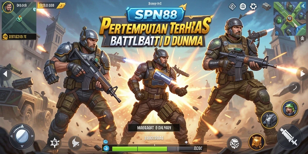 Gameplay SPN88 yang menegangkan dalam pertempuran Battle Royale.