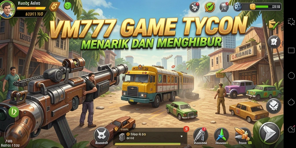 Tampilan gameplay VM777 yang menarik dan penuh strategi Tycoon.