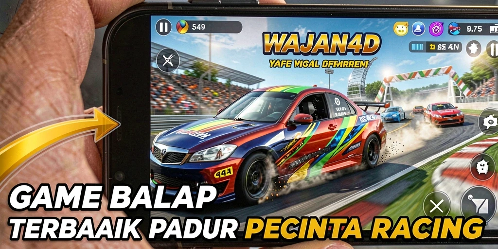Tangkapan layar gameplay balap WAJAN4D yang penuh aksi.